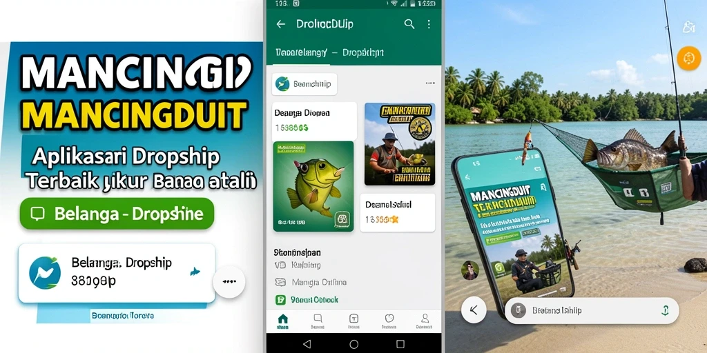 Antarmuka MANCINGDUIT yang user-friendly untuk pengalaman dropship yang lebih baik.