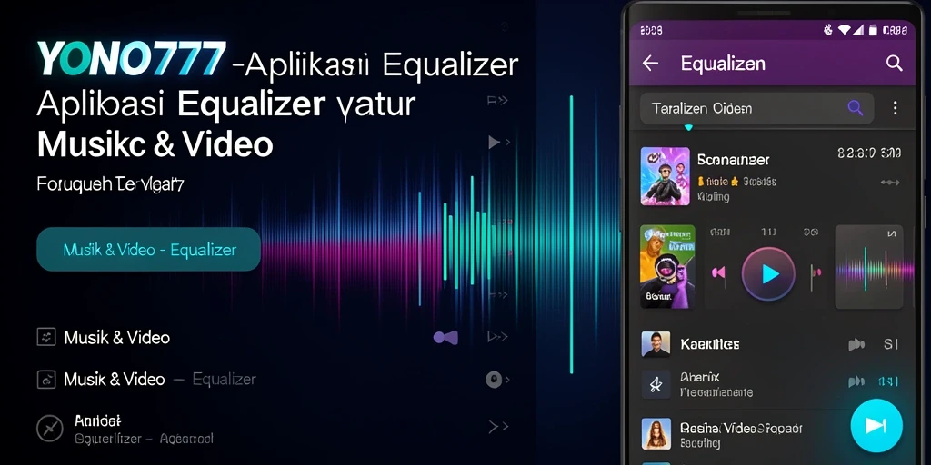 Tampilan antarmuka YONO777 yang menarik dan fungsional untuk pengaturan Equalizer.