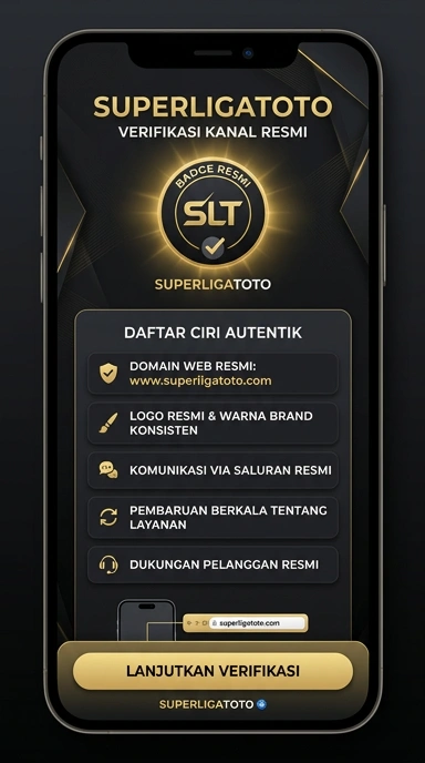 Tampilan kanal resmi superligatoto